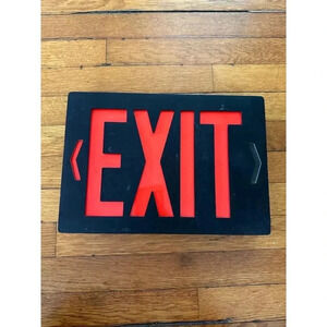 Metal Hanging EXIT sign